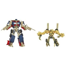 Freeway Brawl Transformers Movie Screen Battles - Optimus Prime vs. Bonecrusher
