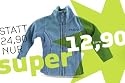 natubini Kinder Fleecejacke für Mädchen in eisblau, Gr. 92-152