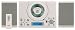 from Denver Denver MC-5000 - white, wall mountable micro HiFi with CD, radio & clock alarm Model MC-5000WHITE