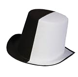 Black and White Top Hat - Adult Std.