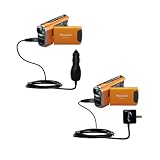 Essential Kit for the Panasonic SDR-SW21 Video Camera includes a Car and Wall Charger - uses Gomadic TipExchange Technology