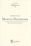 Ab�c�daire de Martin Heidegger
