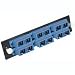 Q-SERIES SC SM ADPTR PNL 6 PORT BLUE Image