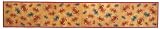 Laser Printed Split Bamboo Crabs 12" x 72" Runner