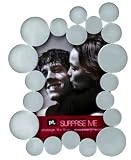 Kitchen & Housewares : Present Time  Photoframe Polka Dots steel silver