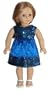 First Date ~ Blue Valentine Doll Dress Fits 18" American Girl Dolls