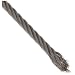 Loos Stainless Steel 302/304 Wire Rope, 7x19 Strand Core