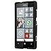 Spots8® For Nokia Lumia 520 Slim Light Snap On Non-Slip Matte Hard Case Hard Case Protective Case - Black