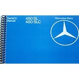 1980 mercedes benz 450 sl owners manual w 107 