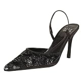 Full Beaded, Sequin, High Heel 3.75 - Sunflower Evening Shoe by Nite Shoes