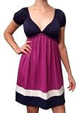 Bailey Blue Women's Short Sleeve Grecian Bubble Dress