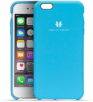 Helix Gear Air Touch Smartphone Case for the iPhone 6/6s - An Exceptionally Well Designed, Soft Touch Case - includes Helix Gear's Comprehensive 1 Year Customer Protection Program (Blue)