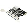 Logilink PC0057 PCI Express 3.0 Schnittstellenkarte PCIe Karte 4 x USB 3.0 High Speed USB Karte USB 3.0 PCI USB PCIe USB Karte