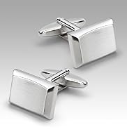 Bevel Edge Rectangular Cufflinks