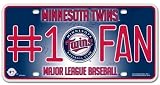 Minnesota Twins License Plate - #1 Fan
