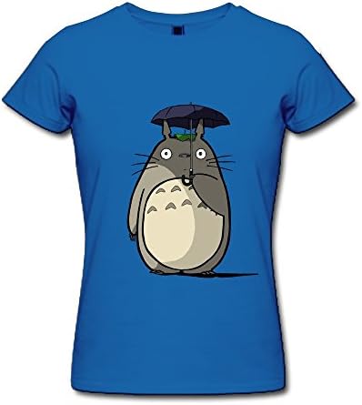 ZZY Fashion Totoro Tshirt - Women's T Shirt RoyalBlue Size M