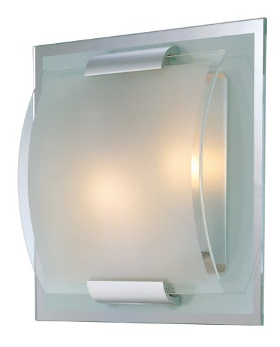 Lite Source LS-16105 Wall Lamp with Glass Shade