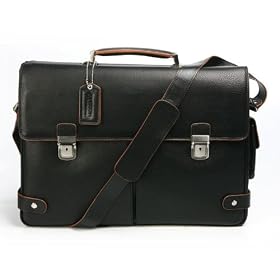 MODERM Manhattan Leather Messenger Briefcase
