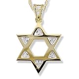 Diamond (.06 ctw) Star of David in 14k Yellow Gold