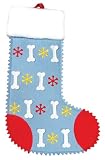 Bone & Snowflake Design - Vintage Stocking