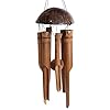 Grand Bambou Carillons Bambou & Bois Noix De Coco Fait Main