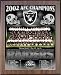2002 Oakland Raiders AFC Champions 11