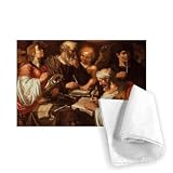 The Four Evangelists and their symbols (oil.. - Tea Towel 100% Cotton - Art247 - Tea Towel - 46x70cm