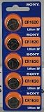 Sony Lithium 3V Batteries Size CR1620 (Pack of 5)