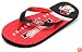 NCAA Georgia Bulldogs Spirit Flip Flops (Black, Large)
