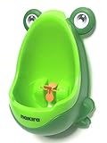 (nakira) カエルで楽しくトイレトレーニング！ おまる 取外し可能で衛生的！ 男の子 カエル (1.グリーン)
