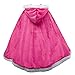 iTvTi Princess Cloak with Hood Girls Cape Kid Toddler Costume Dress up for Halloween Christmas Carnival Cospaly Pink