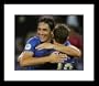 Luca Toni and Francesco Totti Italy Framed 8x10 Photograph Goal Celebration