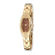 Ladies Charles Hubert Gold-plated Brass Swar Crystal 19x34mm Watch
