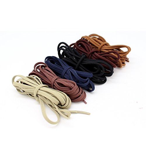 GGT Tiger ELASTIC Stretch Rubber Flat Shoelaces Shoestrings