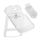 T- Mobile Samsung SGH-T819 Cell Phone Accessory Bundle - Transparent Clear Crystal Snap-on Cover Case with Clip + Rapid Car + Home Travel Charger with IC Chip