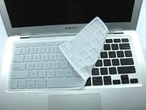 Rasfox Keyboard Skin for 13-inch Apple MacBook Laptop - Solid White