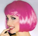Hot Pink Supermodel Wig