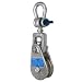 Campbell 4099Q 4-1/2" Single Steel Drop Side Snatch Block with Screw pin anchor shackle, 4 ton Load Capacity, 4-1/2" Sheave