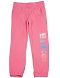Butter - Girls Super Soft Cropped Zip Logo Sweatpant, Pink (Size 14)