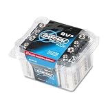 Rayovac alkaline 9-volt reclosable pak, 8 each (012800474080)