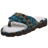 MUK LUKS Mosaic Knit Muk Luk Thong