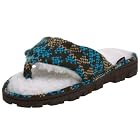 MUK LUKS Mosaic Knit Muk Luk Thong
