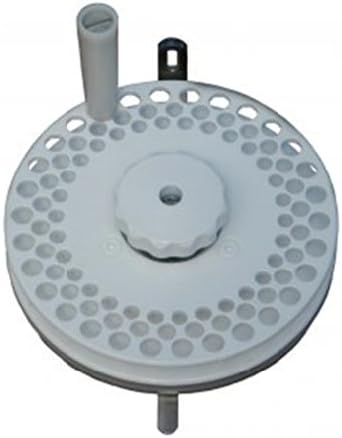 Elec-Tra-Mate Manual Teezer Reel - Single Spool White