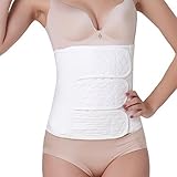 妊婦帯 産後サポーター 骨盤矯正 腰痛対策 骨盤ウエストニッパー ダイエットベルト 腰サポーター 102cm (ホワイト、サイズXL)