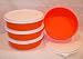 Price Comparison : Tupperware Flat Bottom Cereal Bowl Set 2 Cup, Orange