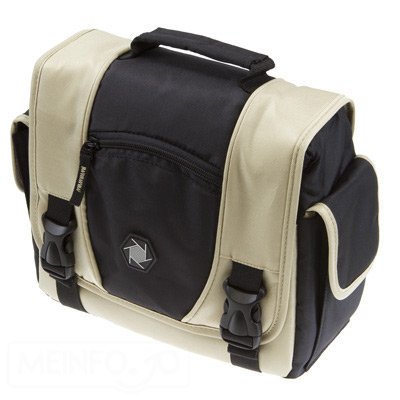 Delamax Fototasche DelaBag S in schwarz/beige passend f&uuml;r z.B. DSLR-Kamera, Objektiv, Blit Preisvergleich