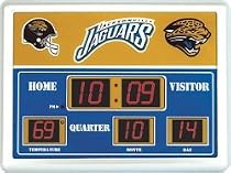 Jacksonville Jaguars 14"x19" ScoreBoard/Clock/Therm