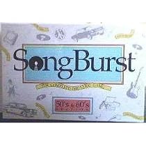 Song Burst the Complete the Lyric Game 50s and 60s Edition