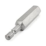 uxcell　スクリュードライバービット　ねじ回しビット　六角シャンク　6mm x12mm x 65mm　1個