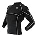 Coovy Sports Rash Guard Swim Shirt Skin Base Layer Heat Long Sleeve UPF 50+
